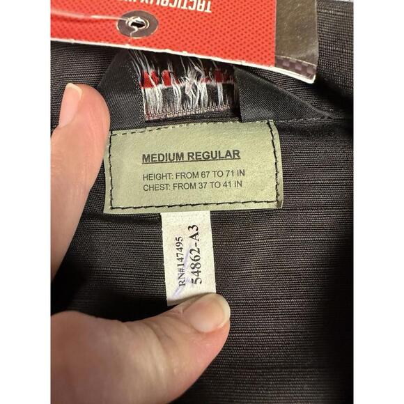 Tru-Spec Tactical Uniform Shirt Black Medium Regular Ripstop BDU NEW Tags - Picture 5 of 10